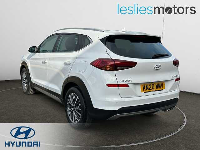 Hyundai TUCSON 1.6 TGDi 177 Premium 5dr 2WD DCT polar white