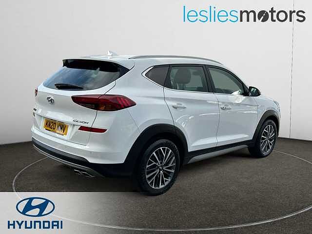 Hyundai TUCSON 1.6 TGDi 177 Premium 5dr 2WD DCT polar white