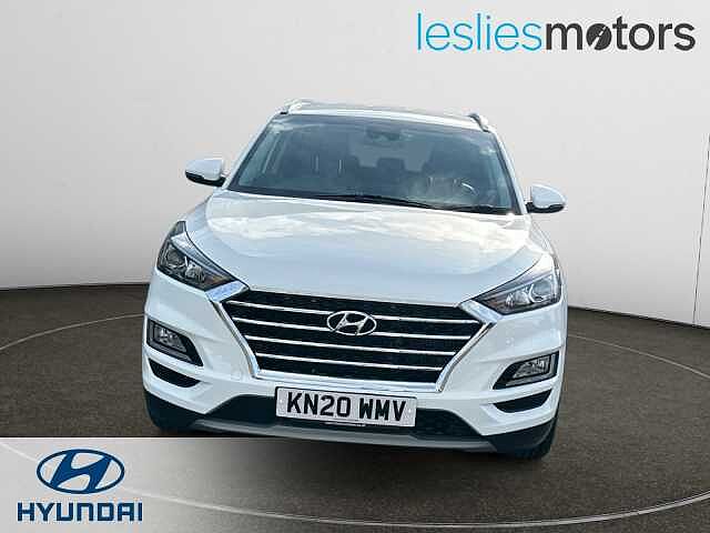 Hyundai TUCSON 1.6 TGDi 177 Premium 5dr 2WD DCT polar white