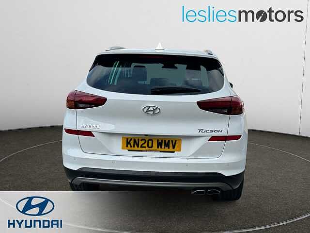 Hyundai TUCSON 1.6 TGDi 177 Premium 5dr 2WD DCT polar white